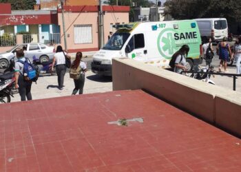 Se descompensó un alumno por la ola de calor