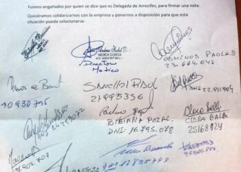 Comunicado de trabajadores de EMAR