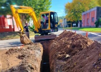 La Municipalidad informó que comenzó el tendido de cloacas en Todd
