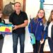 Olaeta entregó una bandera a la Secundaria 6
