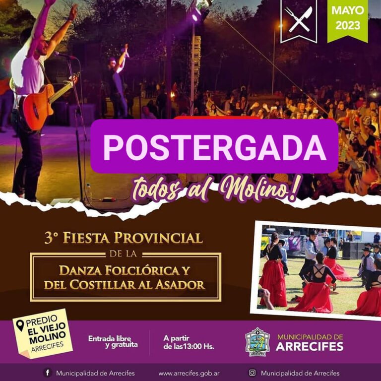 Volvieron a postergar la Fiesta de la Danza y el Costillar