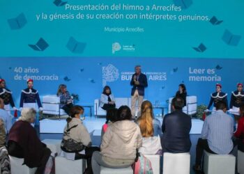 Arrecifes presentó su Himno en la Feria del Libro de Buenos Aires