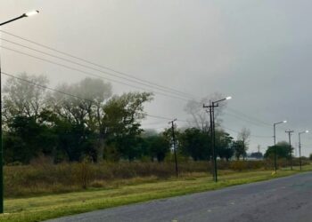 Colocaron luces LED en Avenida Belgrano