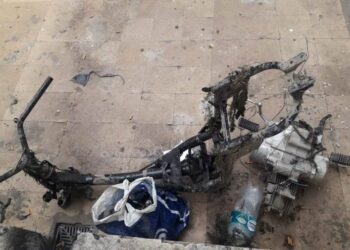 Indignante: así encontraron una moto robada