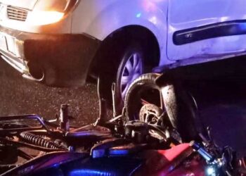 Accidente en el acceso a Pérez Millán
