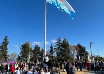Olaeta encabezó la promesa de lealtad a la bandera en Arrecifes