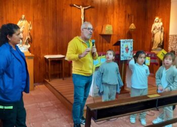 Charla de educación vial en el Santa Teresita