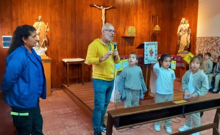 Charla de educación vial en el Santa Teresita