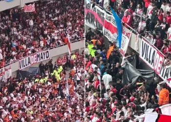 Tragedia en el Monumental: murió un hincha y se suspendió el partido