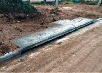 Obra para optimizar el escurrimiento de agua