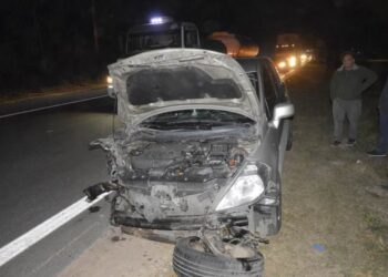 Accidente en autopista 8