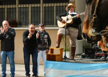 Olaeta participó del desfile criollo en Arrecifes