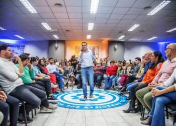 Katopodis y Durañona en la presentación de Gabilondo