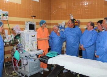 Nueva mesa de anestesia de última generación para el Hospital