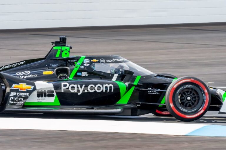 Canapino sufrió con la falta de velocidad en Indianápolis