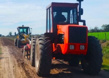 Trabajos en caminos de Cañada Martha