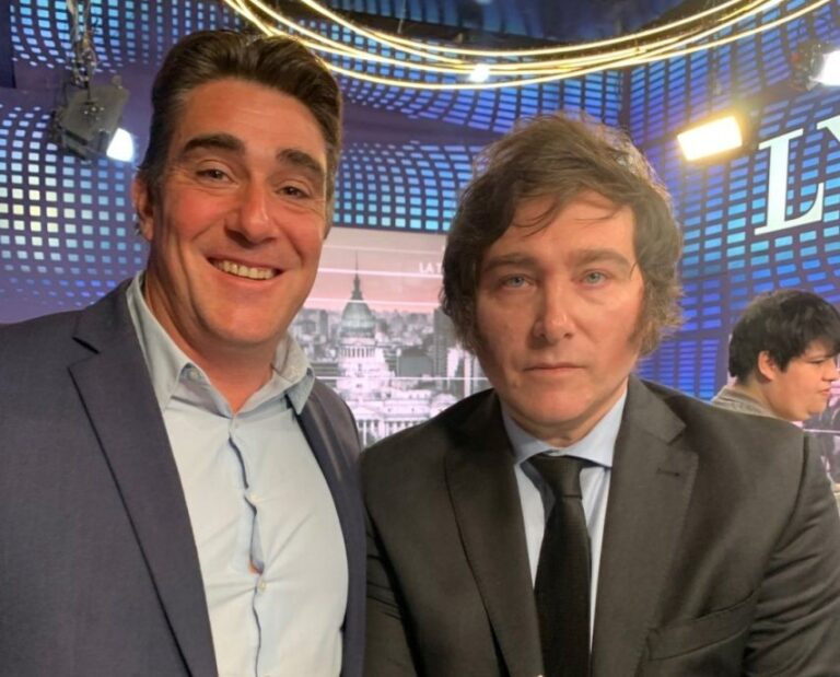 Iguacel hizo público su apoyo a Milei