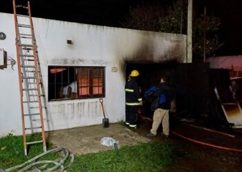 Importantes pérdidas por un incendio en Villa Sanguinetti
