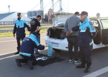 Detuvieron a un remisero de Salto con cocaína y marihuana