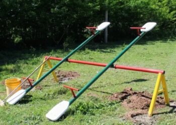 Colocaron juegos en El Lago