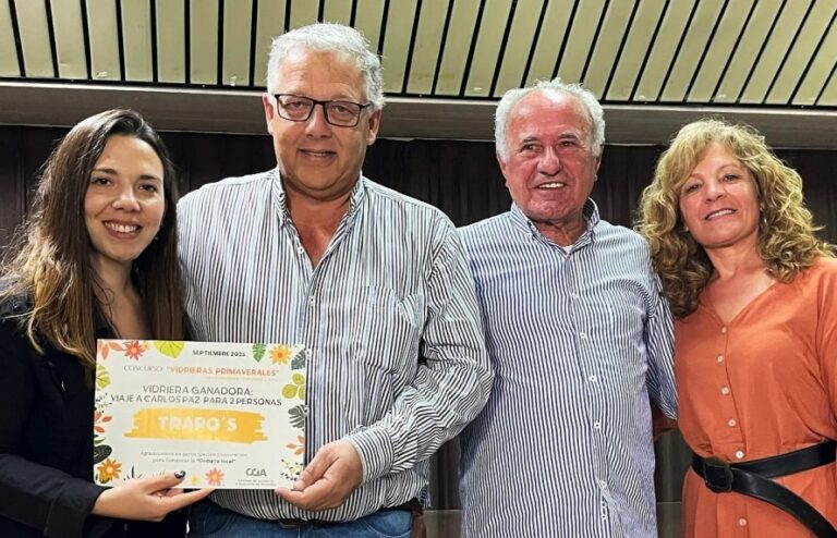 Trapo’s ganó el concurso de la Cámara de Comercio con una fantástica vidriera