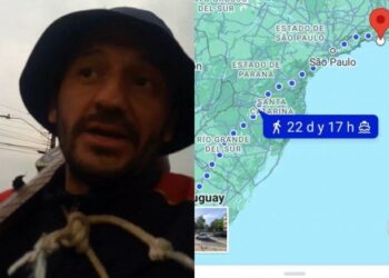 La curiosa historia del hincha de Boca va caminando a la final de la Libertadores