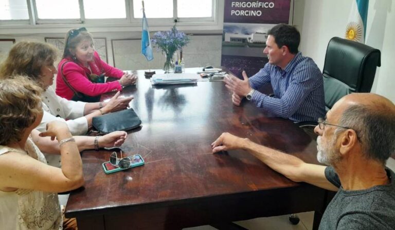 El intendente Bouvier recibió a la gobernadora de Rotary