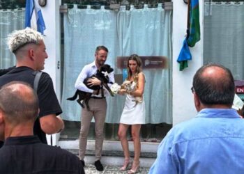 Se casaron Josefina y Agustín