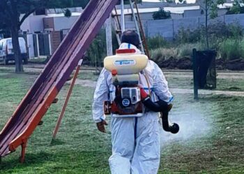 Comenzó la fumigación en Arrecifes