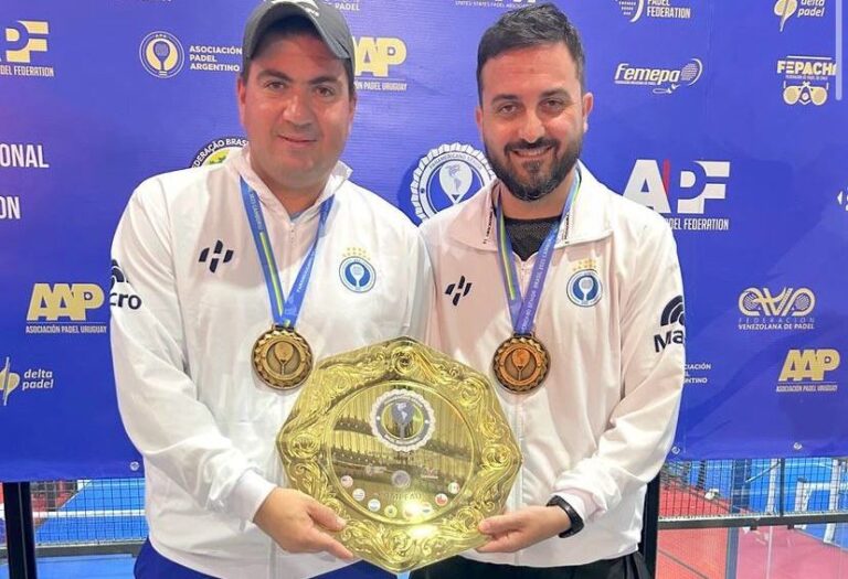 Matías Santella es campeón panamericano de pádel