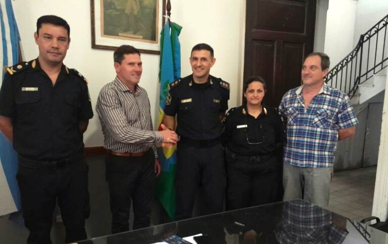 Serie de reuniones del intendente Bouvier con autoridades de seguridad