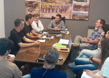 Serie de reuniones del intendente Bouvier con autoridades de seguridad