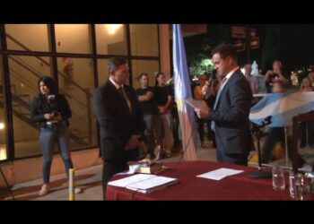 VIDEO. Fernando Bouvier juró como nuevo intendente de Arrecifes
