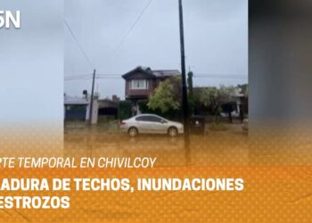 VIDEO. La tormenta hizo un desastre en Chivilcoy