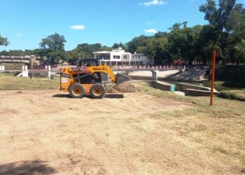 Recuperan la cancha de vóley del Balneario
