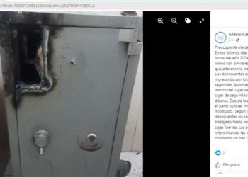 Exfuncionario de Olaeta publica fotos falsas de supuestos robos para perjudicar a Bouvier