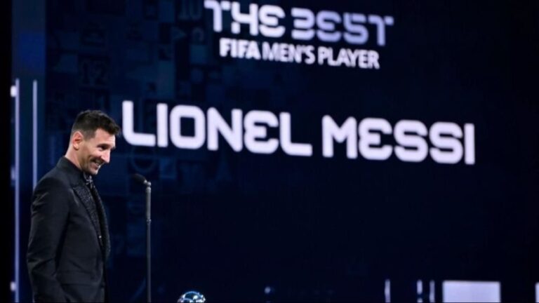Messi ganó el premio The Best 2023 votado por capitanes y entrenadores del mundo