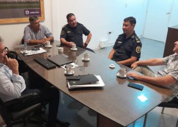 El Superintendente de Policía se reunió con autoridades de Arrecifes