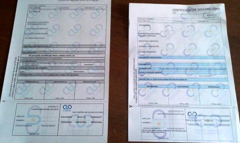 Certificado Médico Oficial (CMO) para Pensión no Contributiva