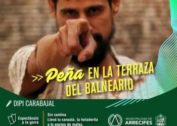 El Dipi Carabajal toca hoy en la Peña del Balneario