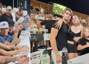 Marcos Di Palma y L-Gante, en el Carnaval del País