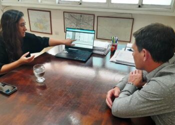 Bouvier recibió a la arquitecta Micaela Buttafoco, premiada por el Fondo Nacional de las Artes