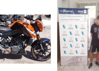 Policía de Arrecifes recupera una moto robada en Tigre
