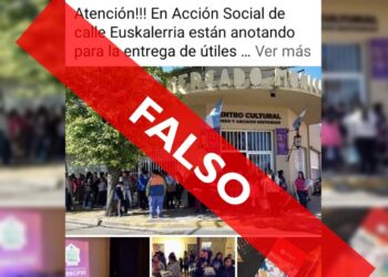 Importante: noticia falsa