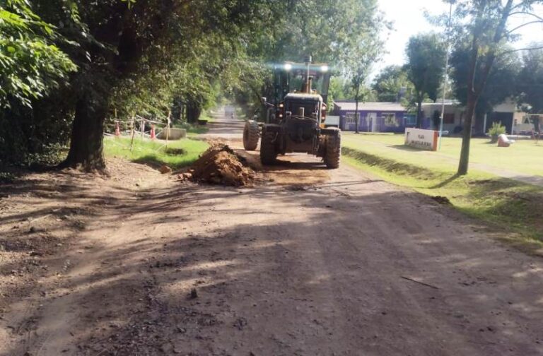 Arreglaron la calle 9 de Julio, en Todd, y ya se puede volver a circular