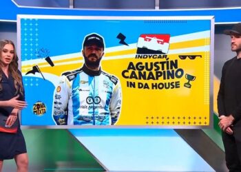 Agustín Canapino, entrevistado por la cadena Telemundo en México