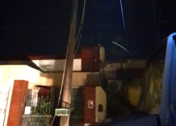 Apagón general en Arrecifes y la zona a causa de la fuerte tormenta