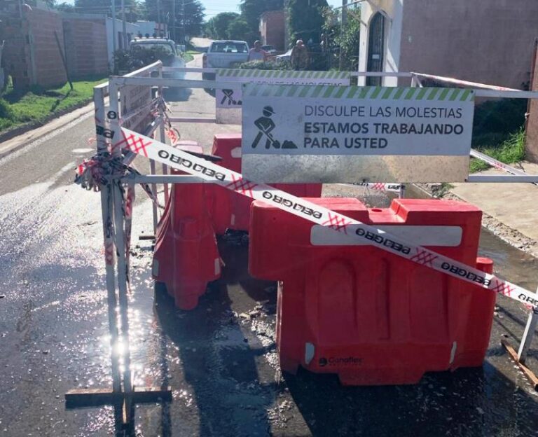 Precaución: corte de calle