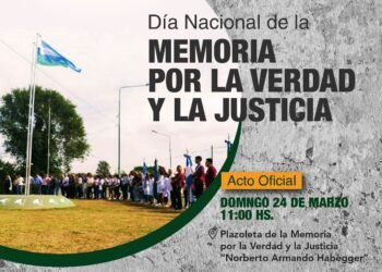 Acto oficial por el Día de la Memoria en Arrecifes