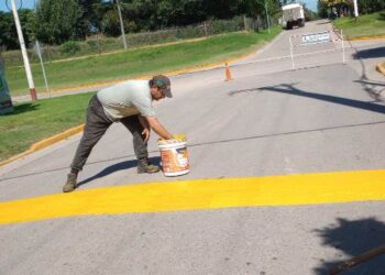Trabajos de mantenimiento en barrios de Arrecifes